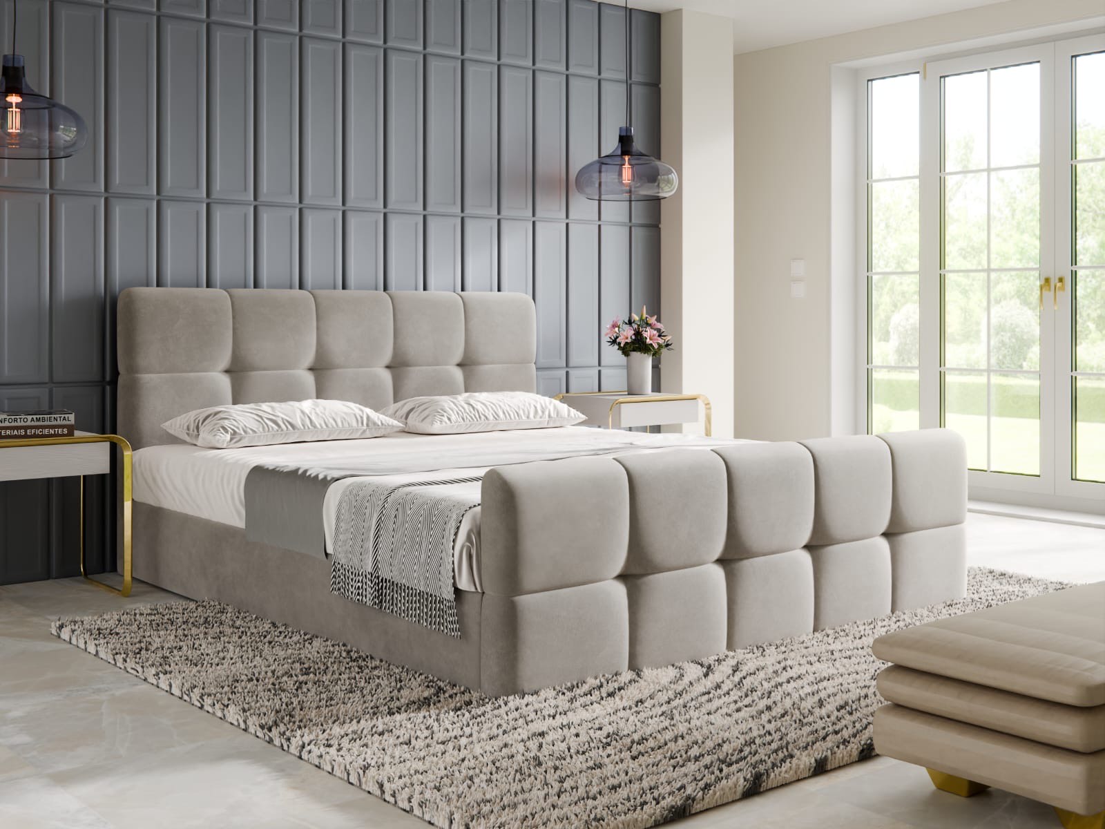 Łóżko Sofia – elegancja w każdym detalu